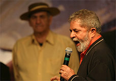 Lula discursa no Rio Grande do Sul, onde se comparou a Getlio Vargas